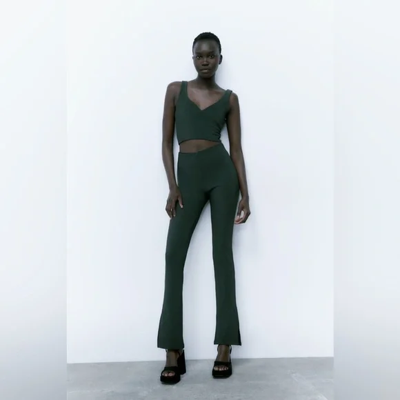 Zara Ottoman Slit Leggings